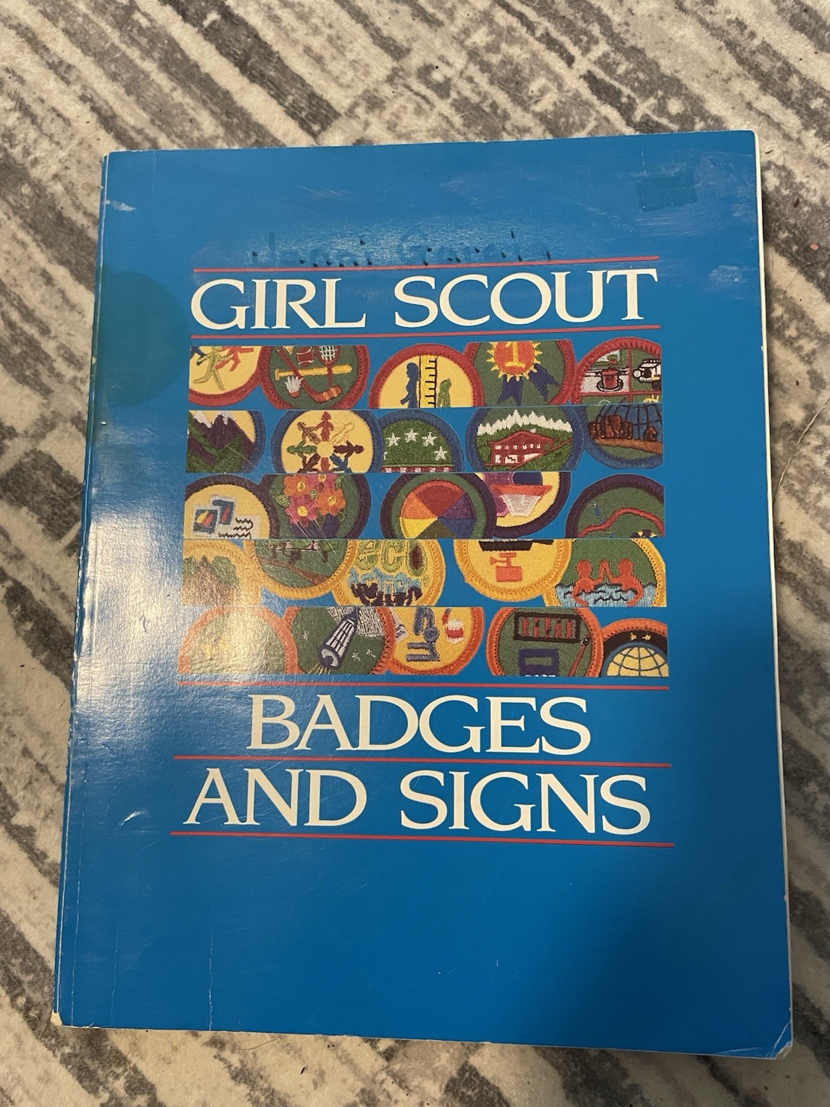 1990 Vintage Girl Scout Badges and Signs Book 250 Pages Girl Scouts Of USA