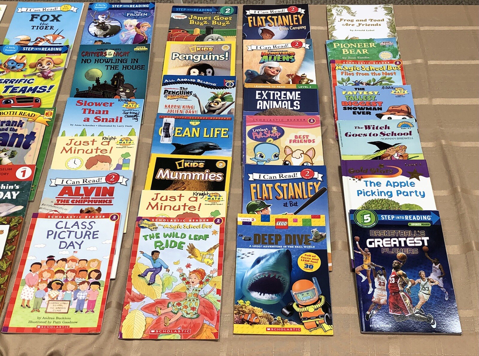 (42) Early Reader Book Lot Of 42~ Scholastic, Step Into Reading and I Can Read