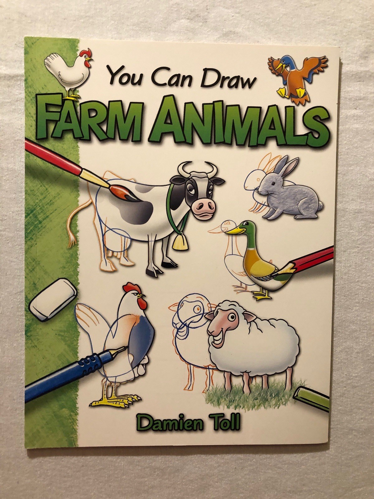Damien Toll You Can Draw Lot: Cars/Cartoon Characters/Farm Animals/Wild Animals