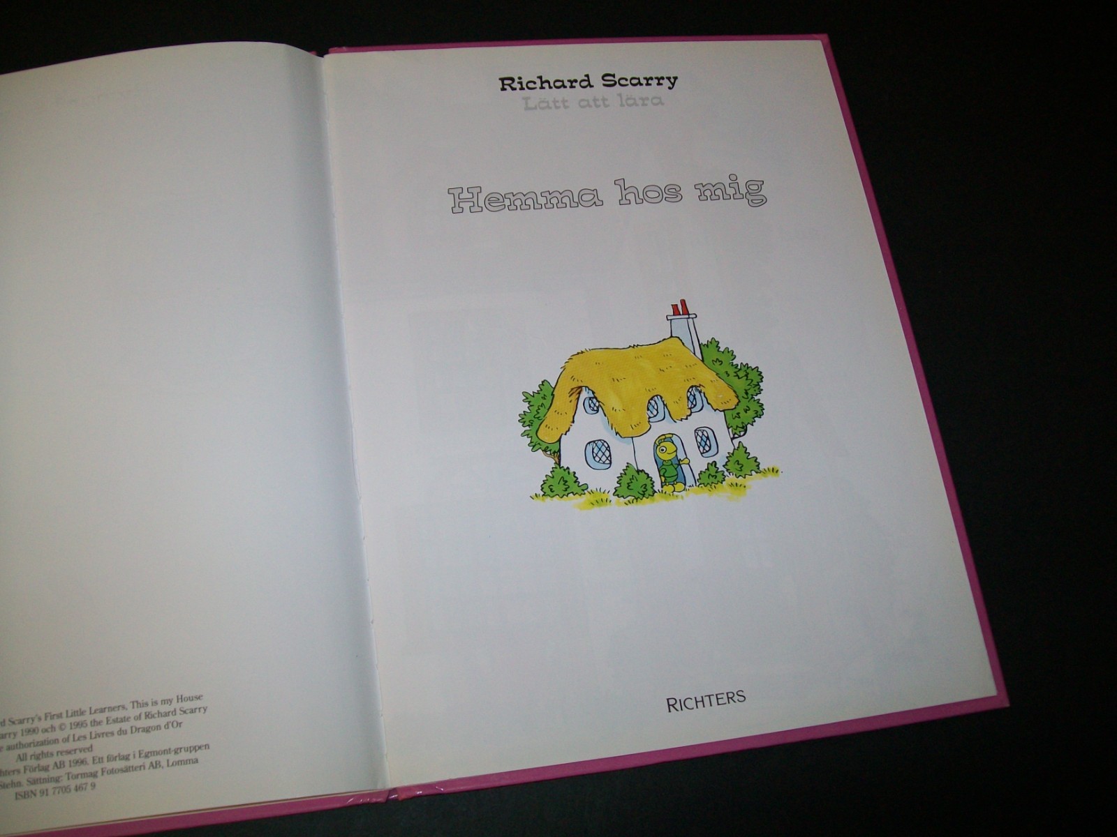 Latt att lara Richard Scarry Swedish Translation Children’s Book Bundle 1995