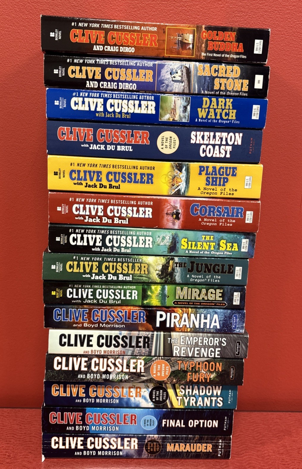 Clive Cussler’s Oregon Files Books 1-15 PB