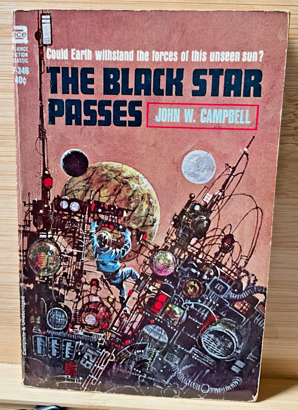 The Black Star Passes by John Campbell Ace F-346 1965 Jerome Podwil cover