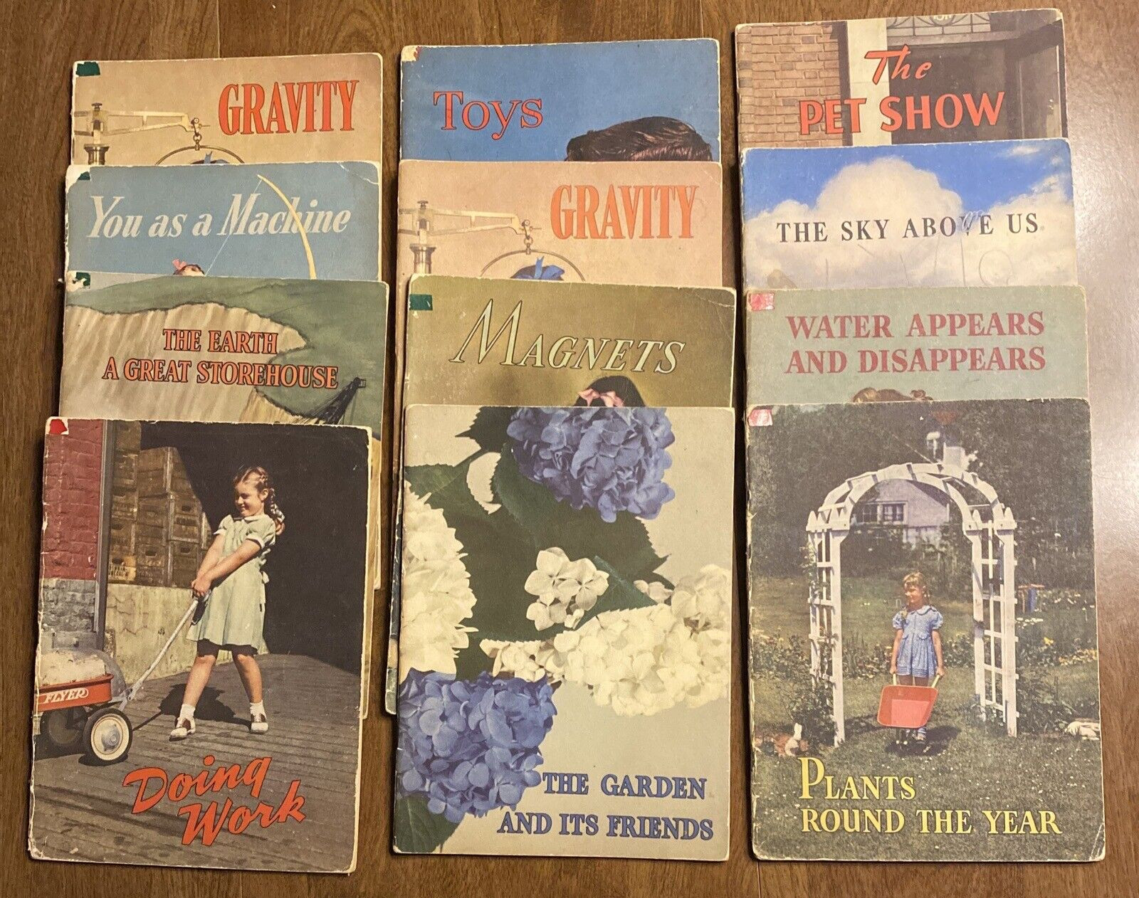 Lot of 12 The BASIC SCIENCE EDUCATION SERIES BERTHA MORRIS PARKER 1947-1953