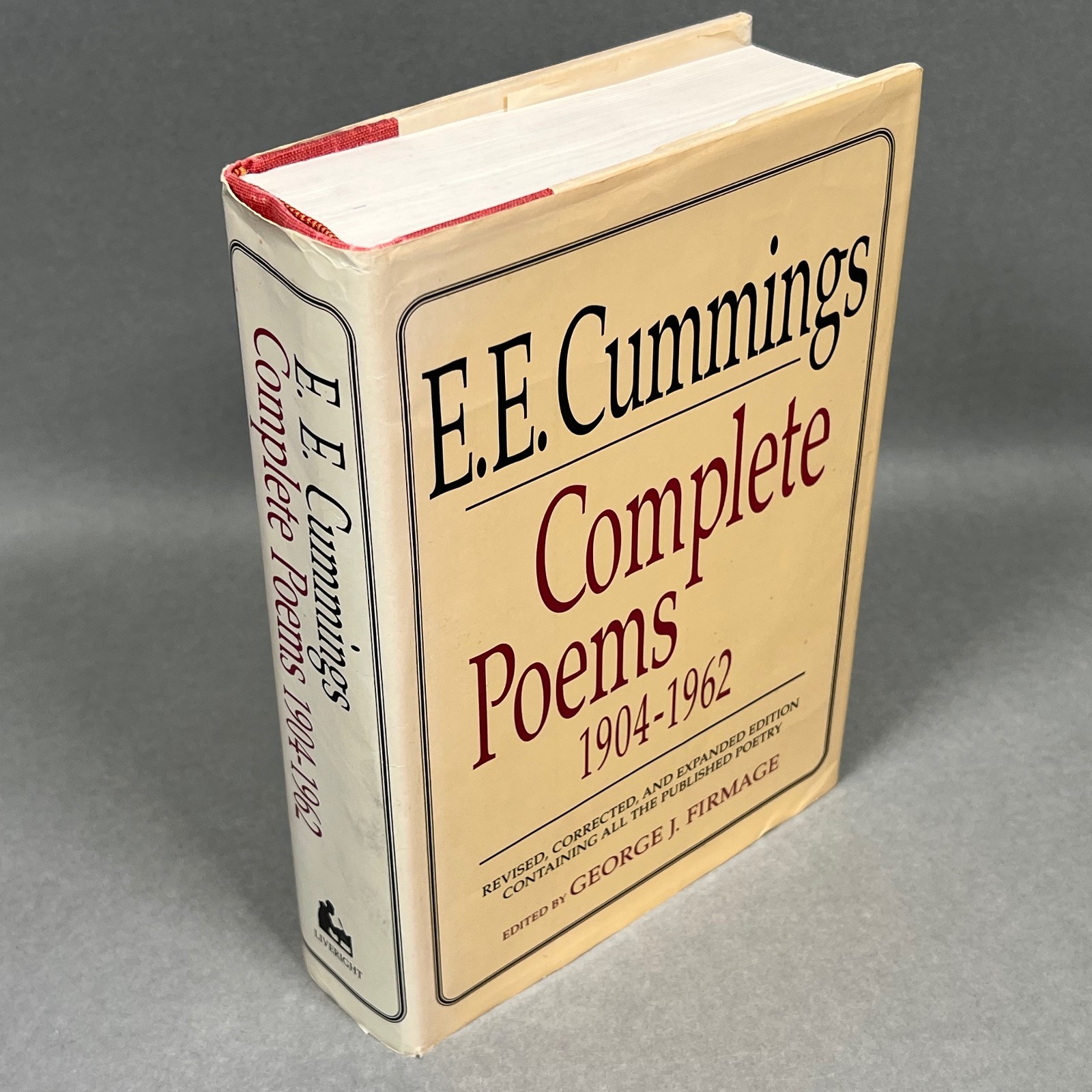 E. E. Cummings: Complete Poems, 1904–1962 HC/DJ 1993 First Printing Poetry Book