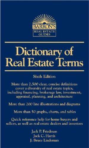 Dictionary of Real Estate Terms (Barron’s Business Guides) – VERY GOOD