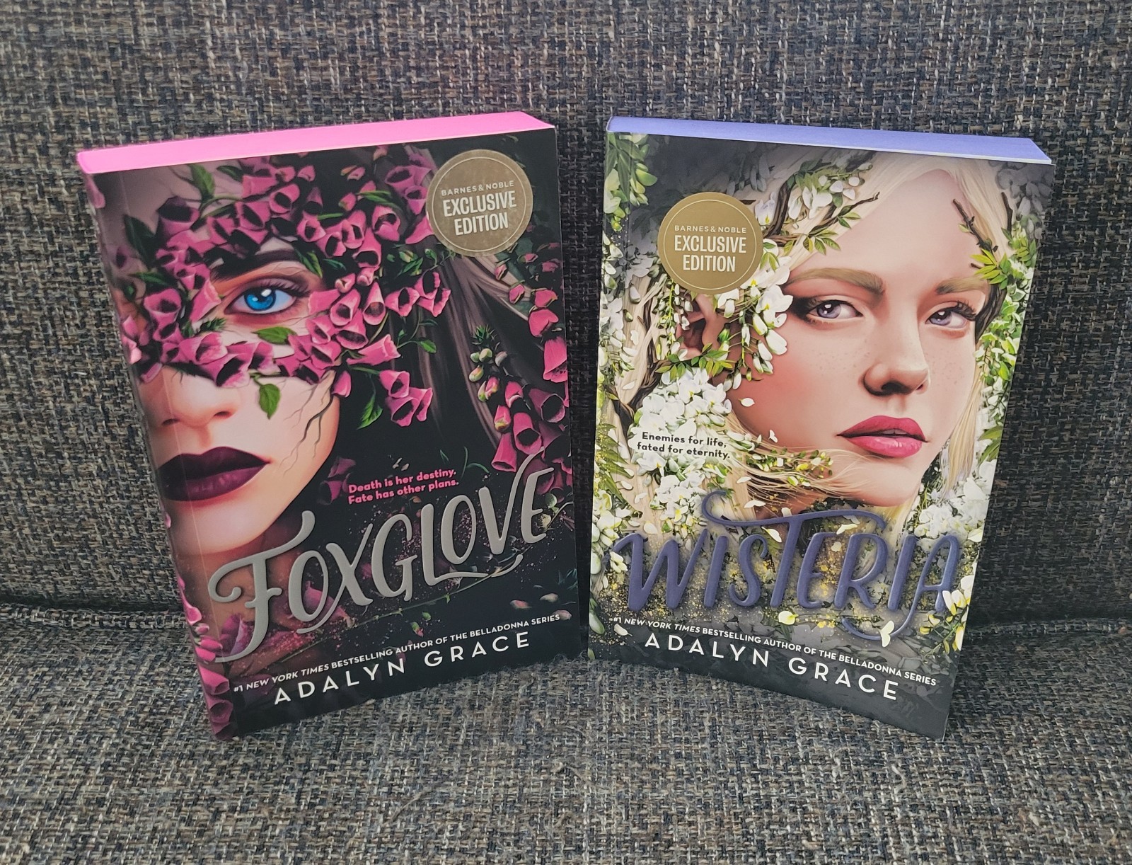 HAND-SIGNED Foxglove & Wisteria By Adalyn Grace | Paperback | BN Edition Sprayed