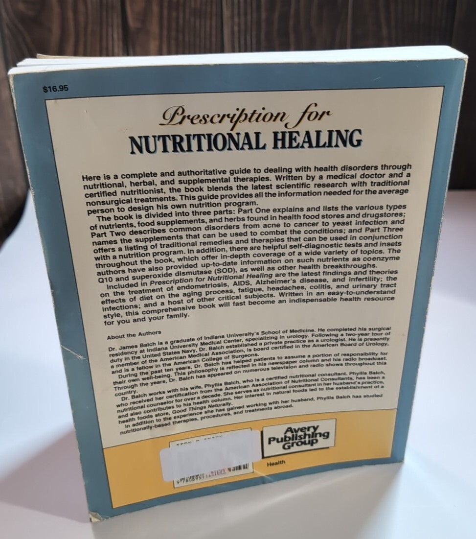 Vtg Prescription For Nutritional Healing: A Practical A-Z Refer by Balch Phyllis