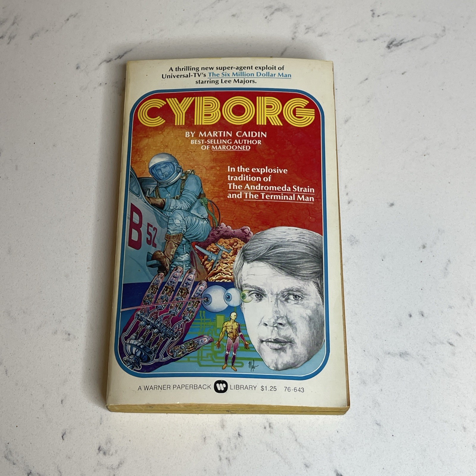 Cyborg by Martin Caidin 2nd Printing 1974 USA