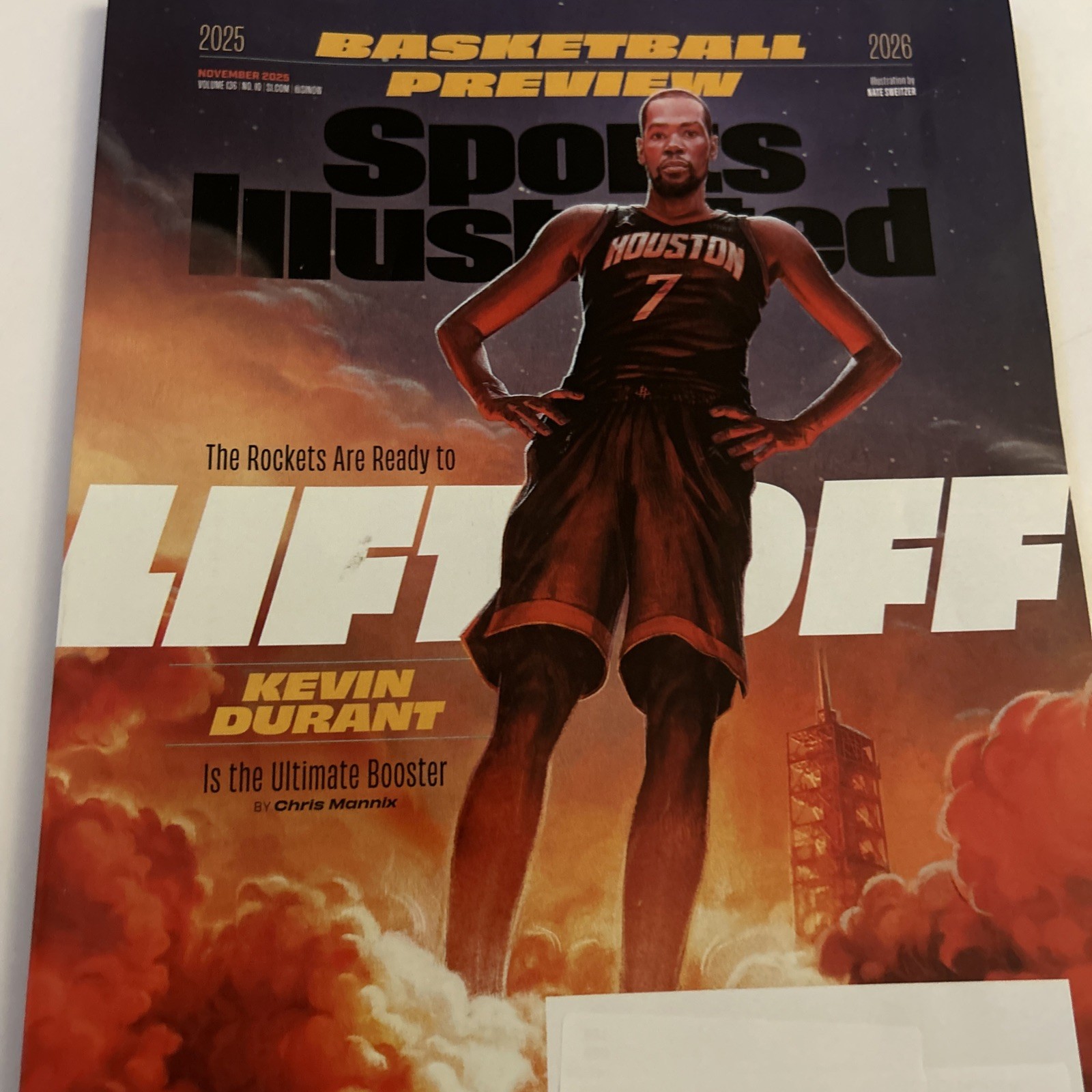Sports Illustrated Magazine November 2025 KEVIN DURANT NBA Basketball Preview