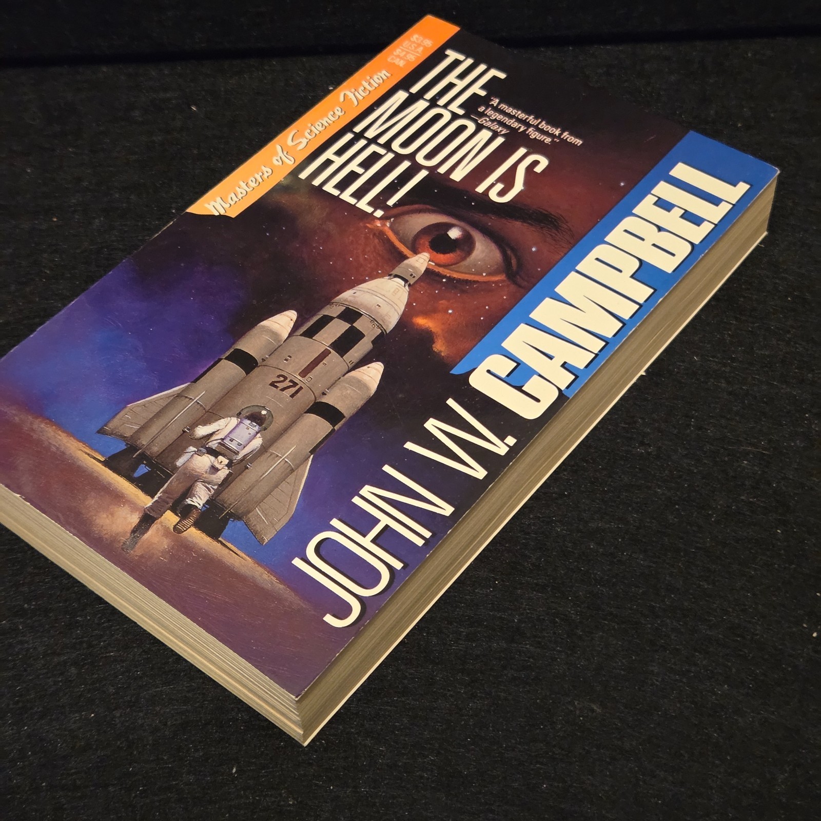 John W. Campbell – The Moon Is Hell 1990 Carrol & Graf Edition Paperback