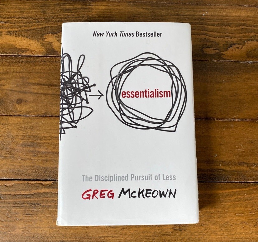 Essentialism by Greg Mckeown NY Times Bestseller