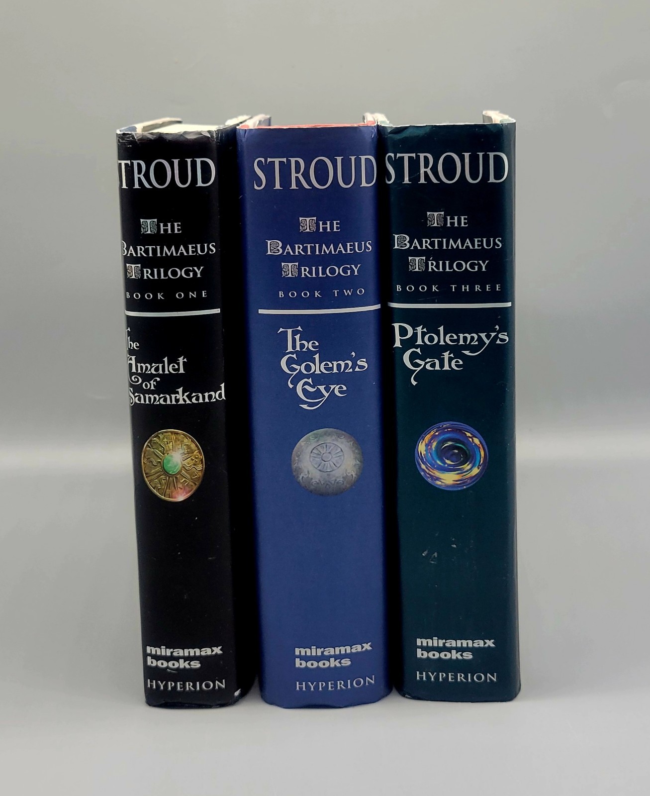 The Bartimaeus Trilogy 3 Book HC Set – Jonathan Stroud (signed) – HC – Good