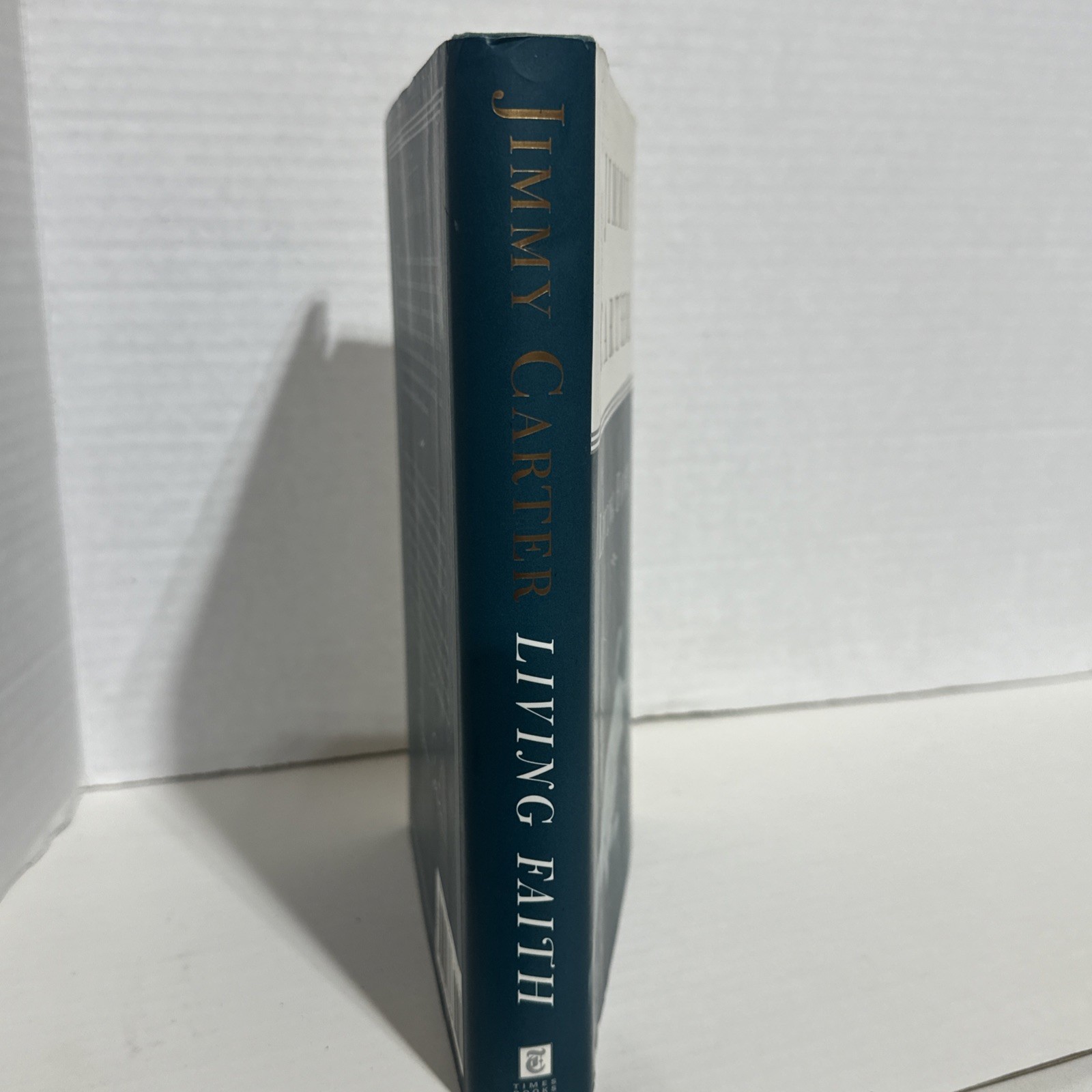 Jimmy Carter SIGNED! Living Faith 1996 1st Edition Hardcover Nice!