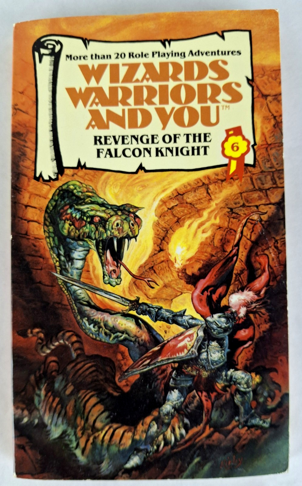 Wizards Warriors and You #6: Revenge of the Falcon Knight RPG UK Import CYOA