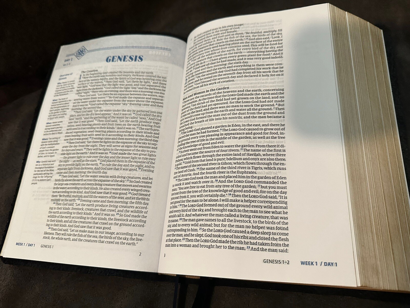 jesus daily bible CSB Christian Standard Bible Genuine Leather Single Column