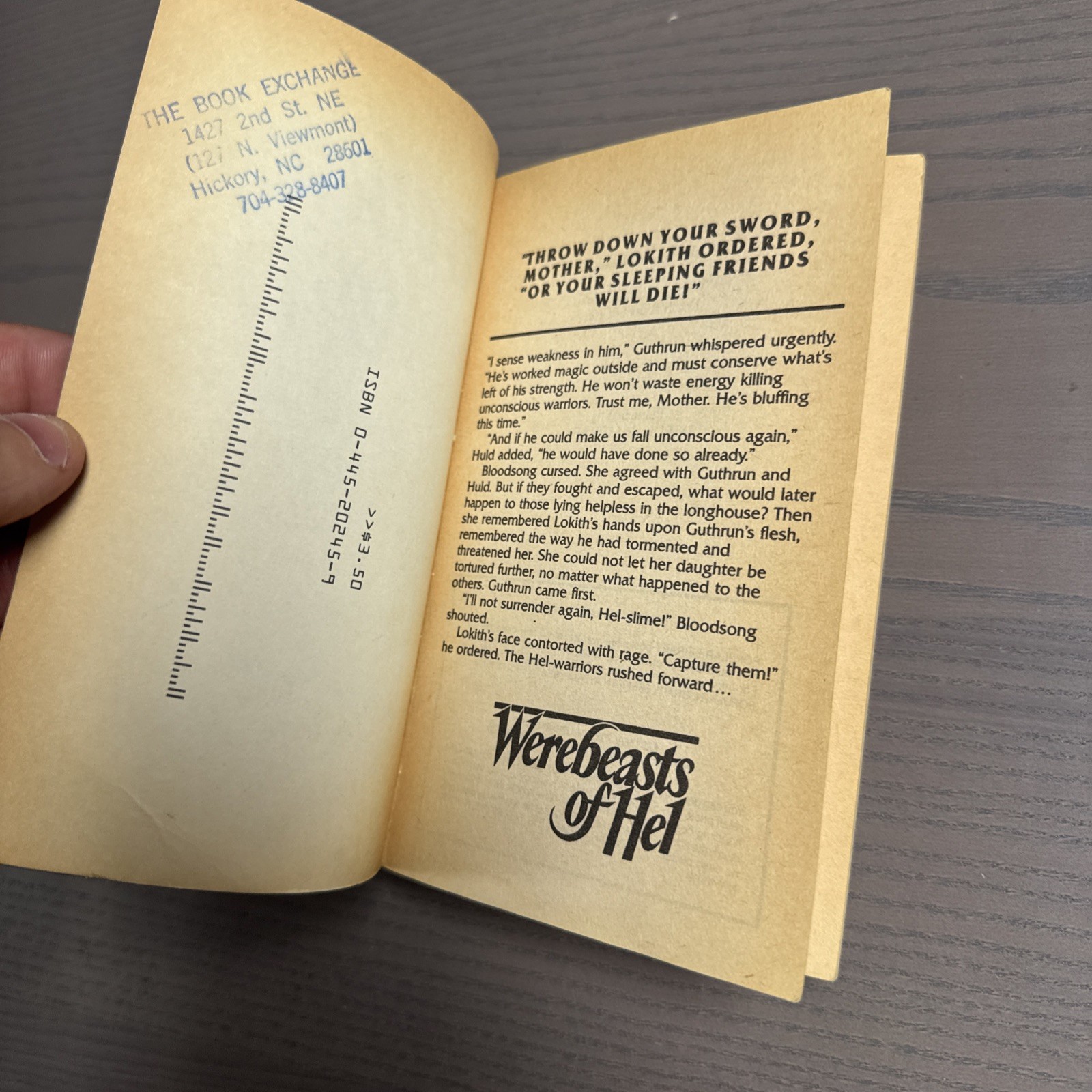 Werebeasts of Hel Asa Drake (Popular Library, 1986) Paperback
