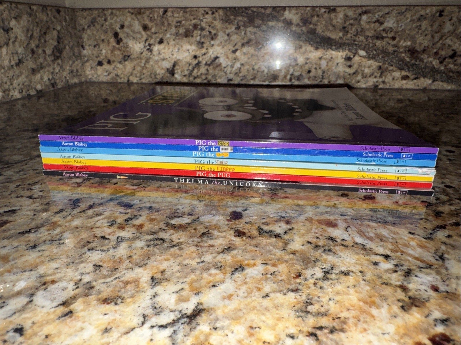 Lot Of 7 Aaron Blabey PB Picture Books Pig the Pug Thelma the Unicorn