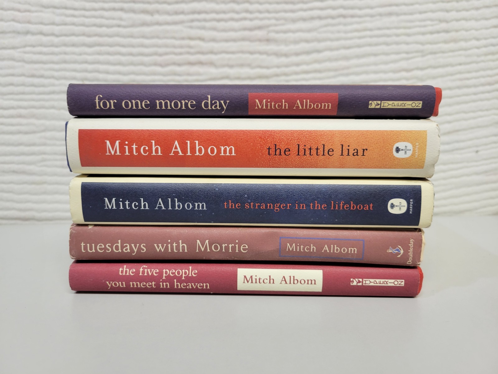 Lot of 5 Mitch Albom Hardcover Books w/ Dust Jackets