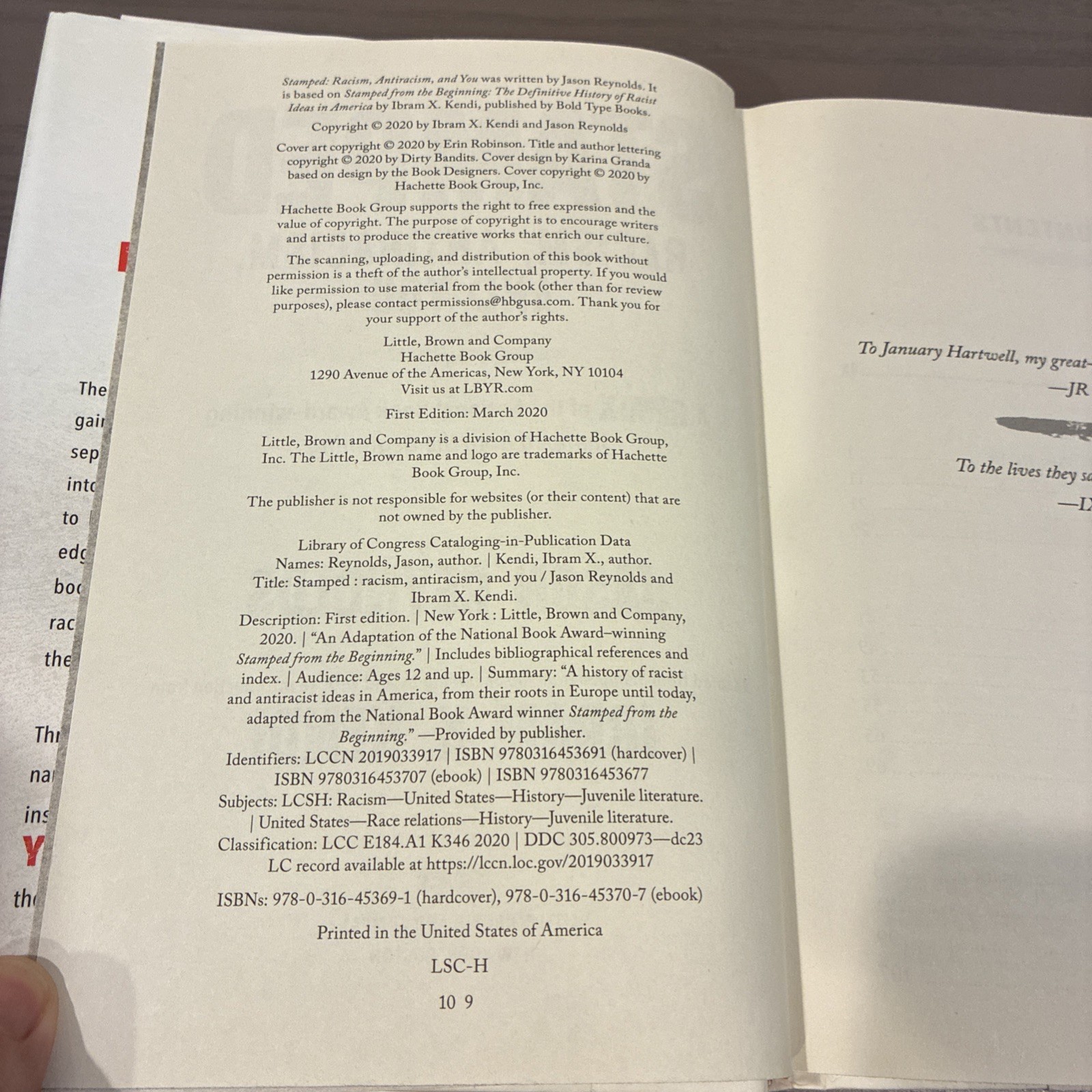 Stamped: Racism, Antiracism, and You By Jason Reynolds & Ibram X Kendi Hardcover