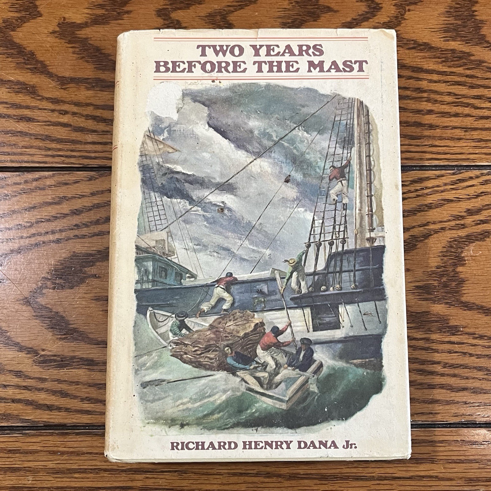 Two Before The Mast By Richard Henry Dana Jr. 1949 VTG HC DJ Illustrated