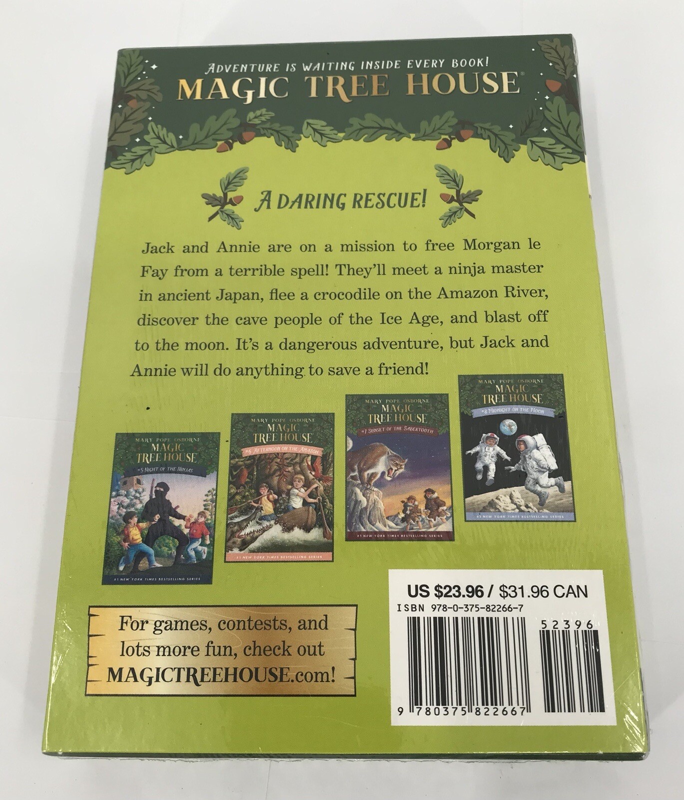 SEALED BOX SET Magic Tree House Vols. 1-4 5-8 9-12 Lot of 12 Books