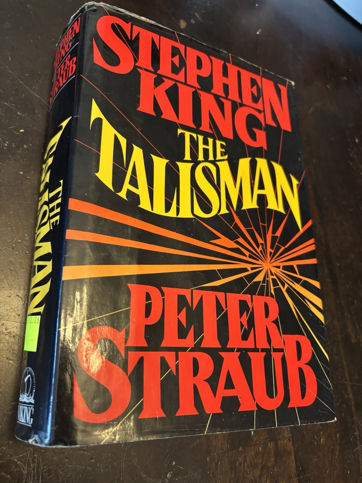 The Talisman Stephen King Peter Straub, 1984 3rd printing Viking HC/DJ