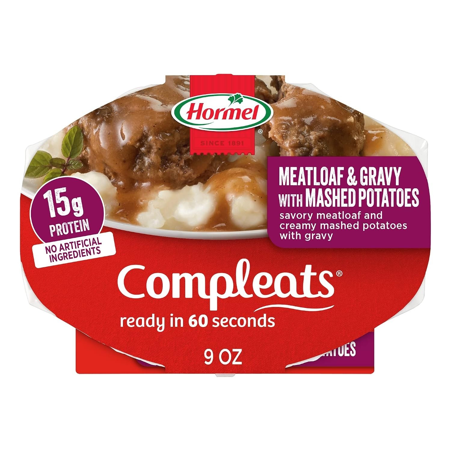 Hormel Meatloaf & Gravy with Creamy Mashed Potatoes – 6 Pack, 54 Oz. Ready Meals