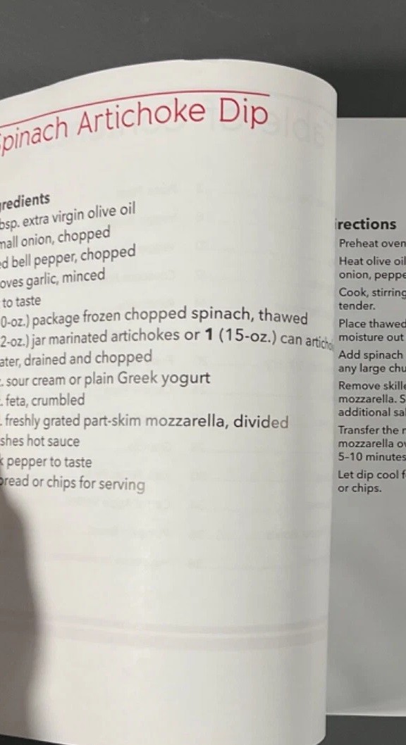 Vegetarian Delight soft cover paperback recipe book – new – 70 pages, 30 recipes