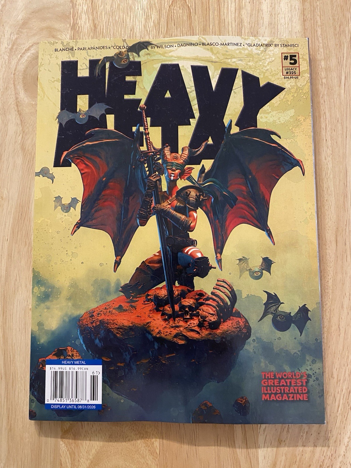 Heavy Metal Book Zine Magazine Comic Illustrated Action #5 #325 US SELLER