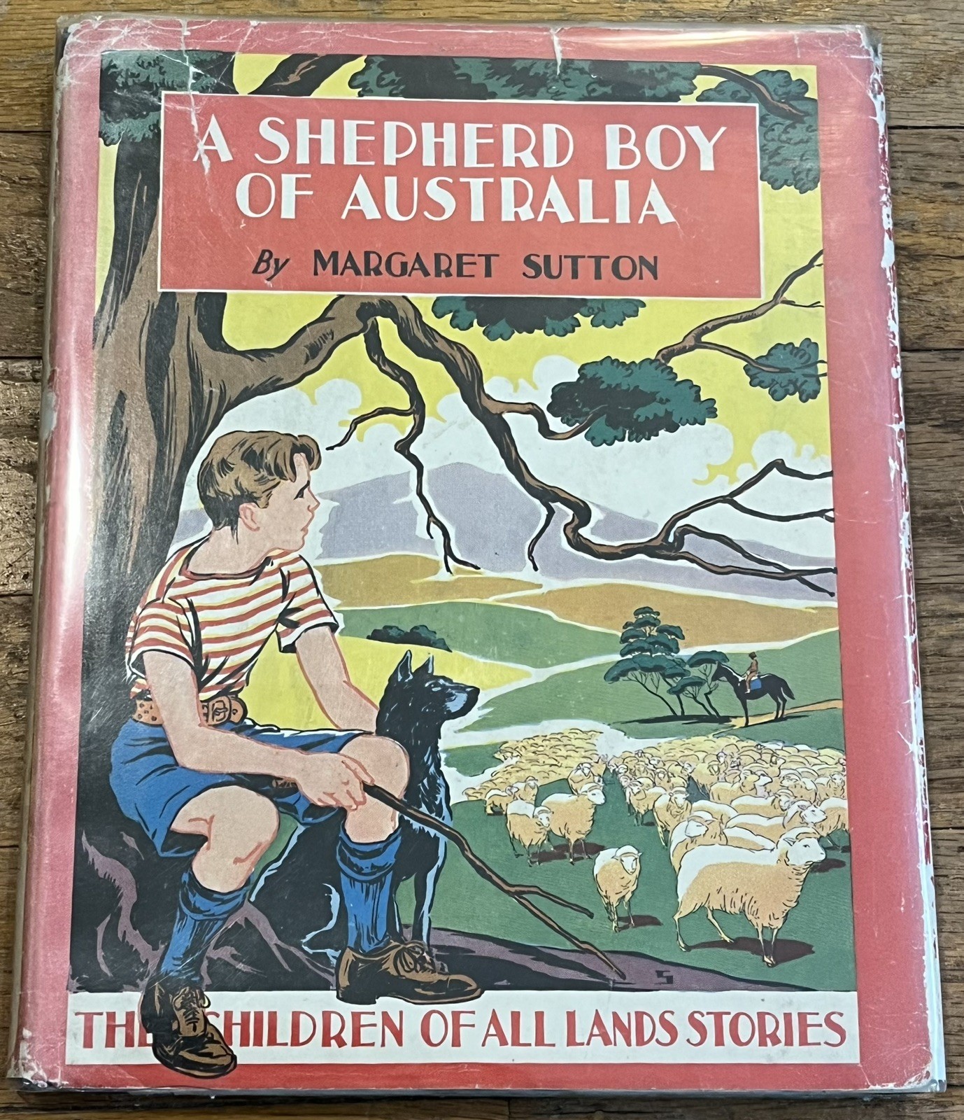 A SHEPHERD BOY OF AUSTRALIA : by Margaret Sutton : hbdj : vintage