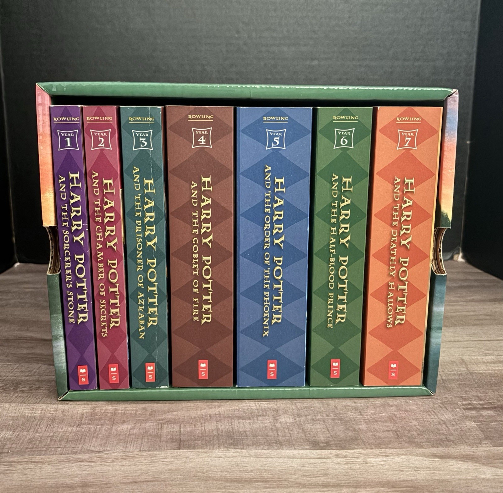 Harry Potter The Complete Series Box Set by J.K. Rowling, Paperback, English