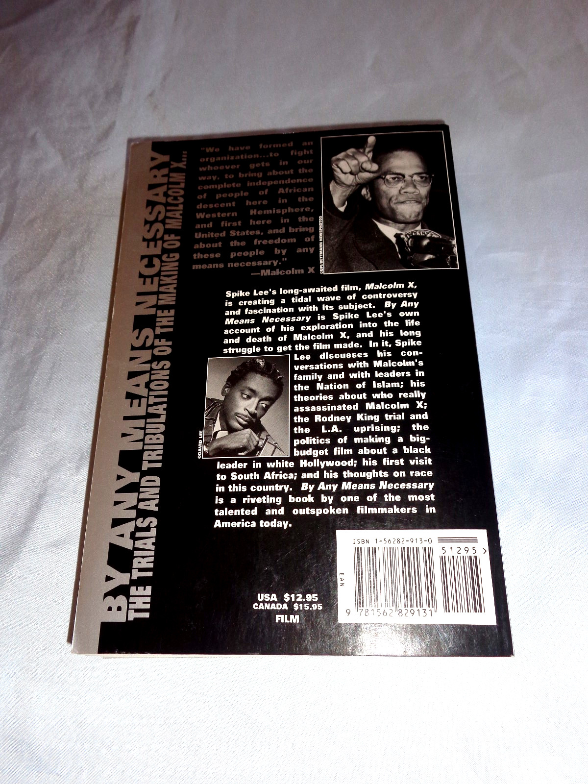 By Any Means Necessary Making of Malcolm X by Spike Lee SIGNED 1992 1st/1st PB