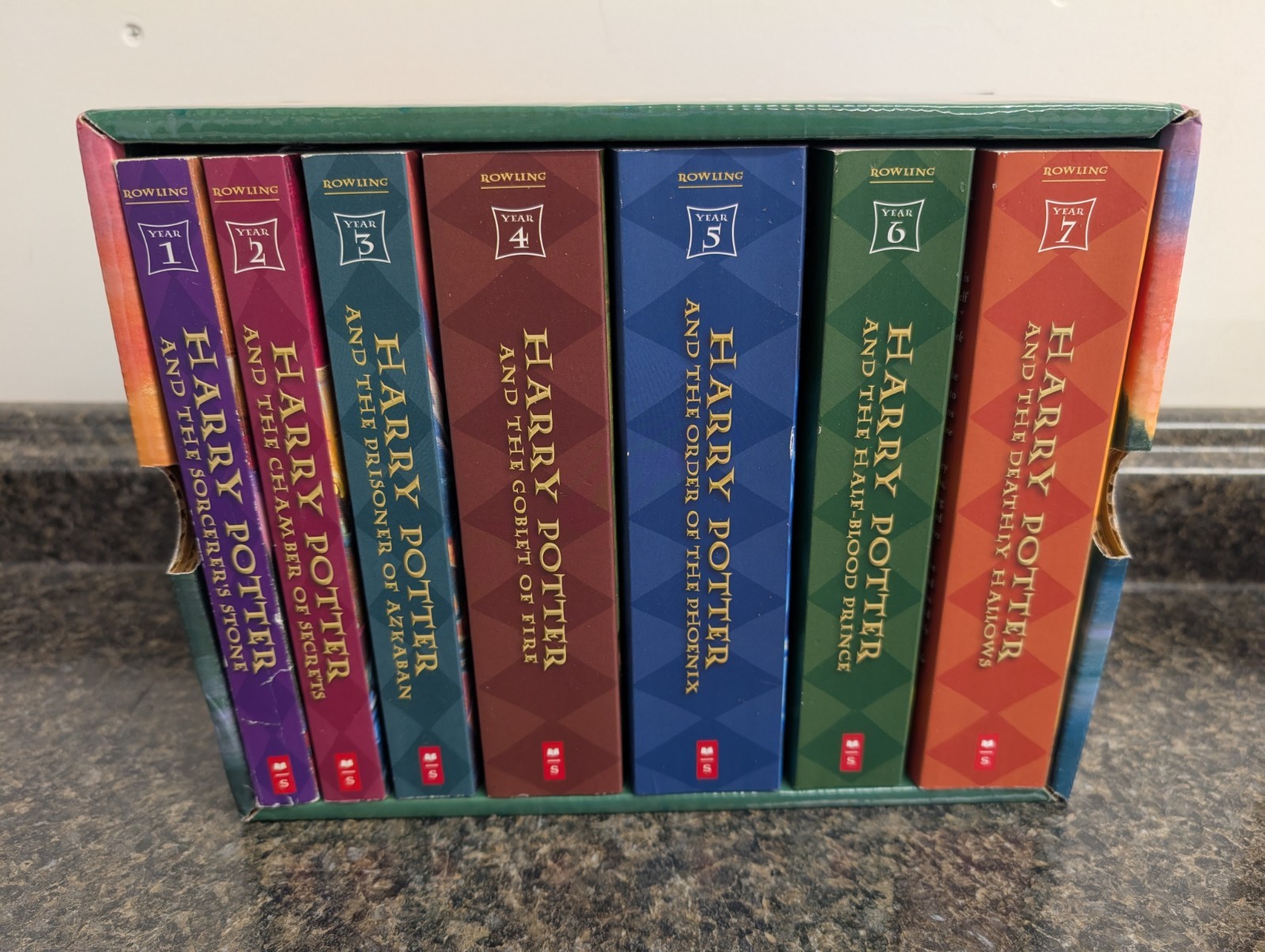 Harry Potter The Complete Series Box Set by J.K. Rowling, Paperback, English