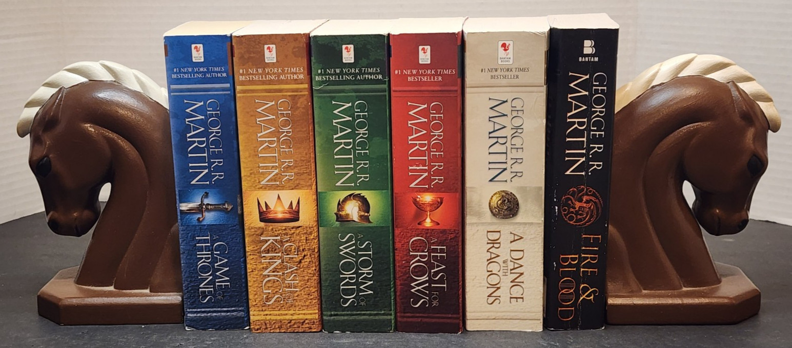 A Song of Ice and Fire Trade Paperback 6 Book Set by George R.R. Martin Lot of 6