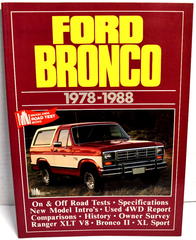 Ford Bronco 1978-1988 (Brooklands Road Test Books) by R.M. Clarke *BRAND NEW*