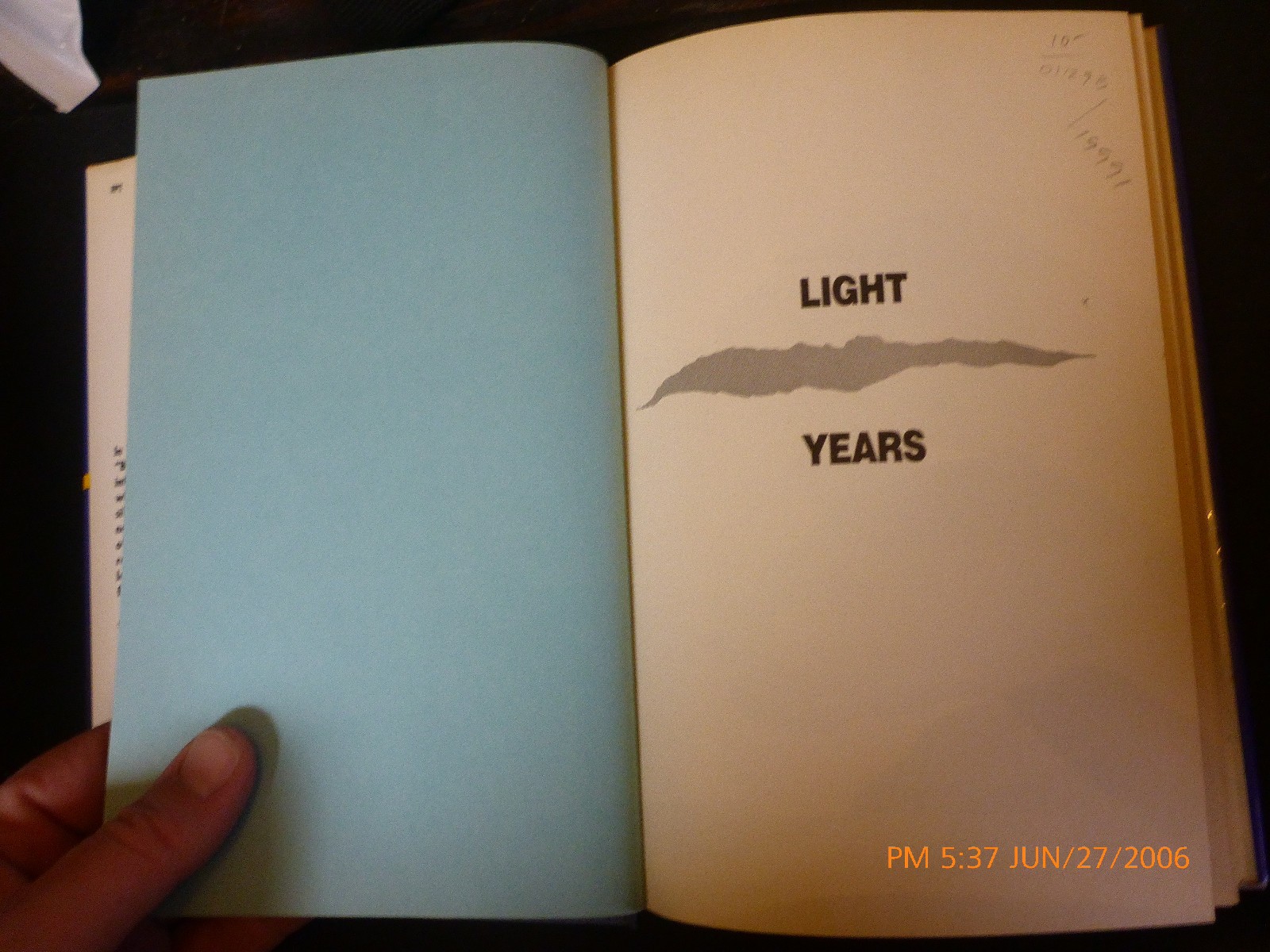 Light Years by Gary Kinder (1987, Hardcover)
