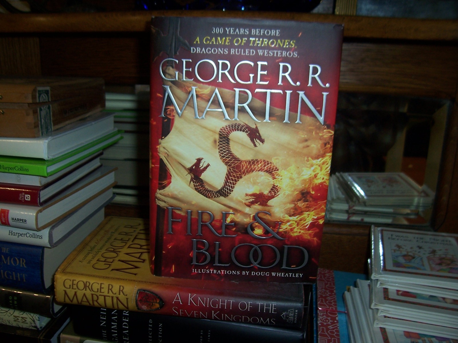 Fire & Blood by George RR Martin 1st Edition / 1st Print Hardcover w/Jacket 2018