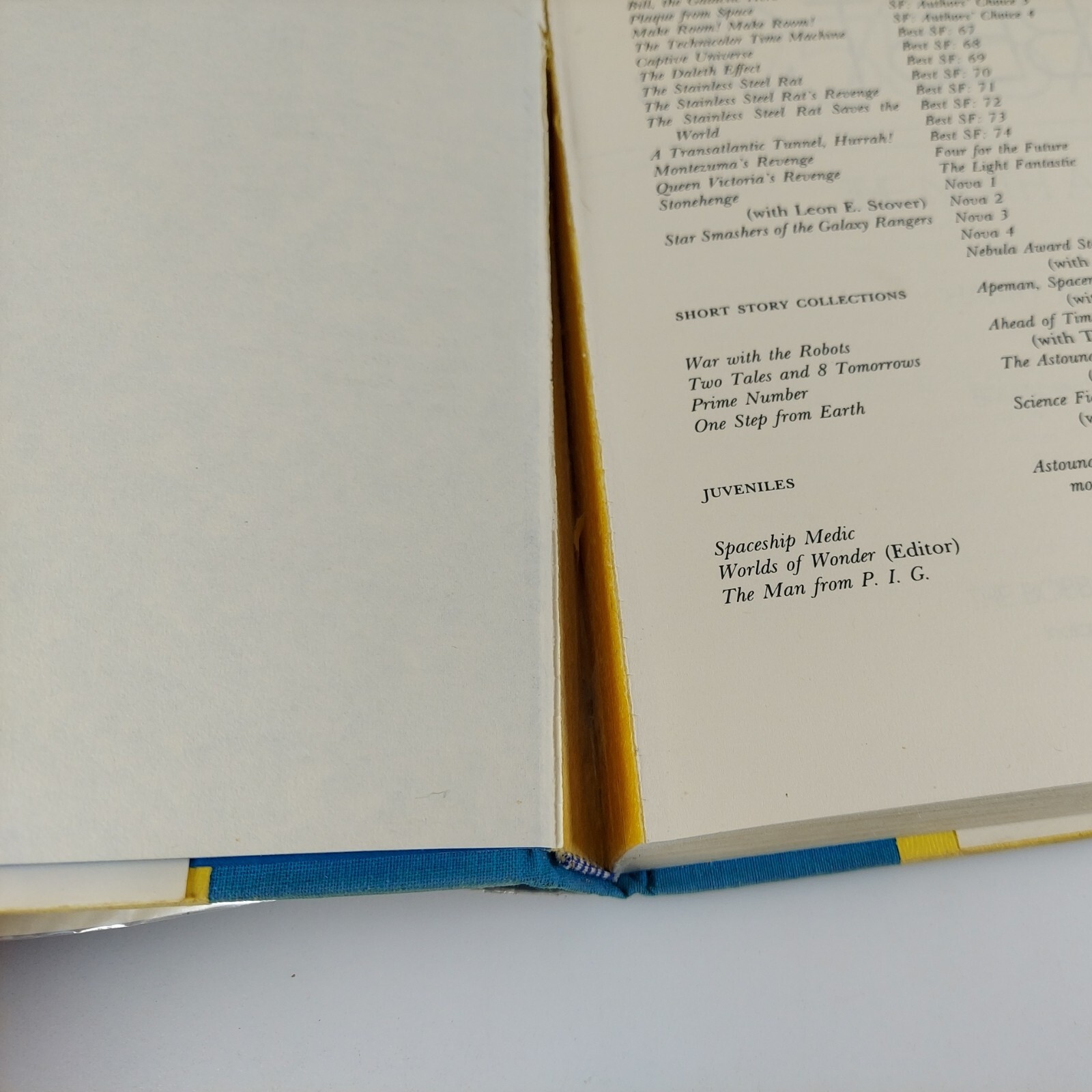 The 9th Annual Best SF : 75 Edited by Harry Harrison and Brian Aldiss HCDJ