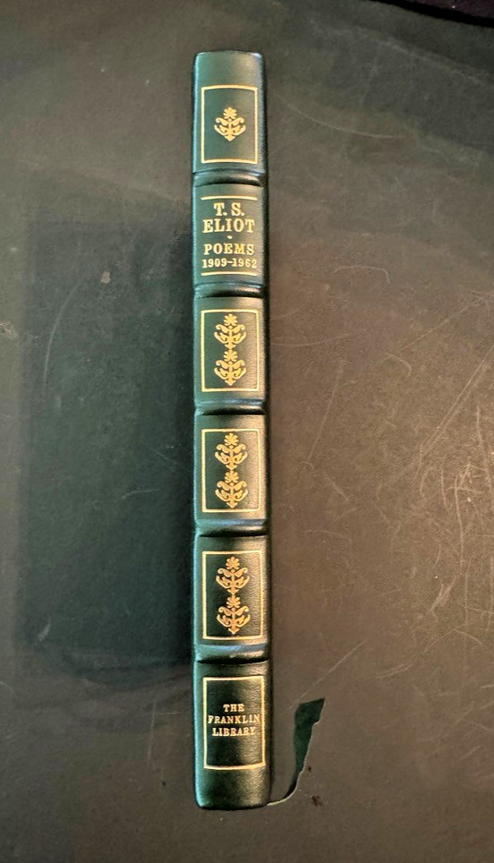 T.S. Eliot – Collected Poems 1909-1962 – Franklin Library Limited Edition, 1979
