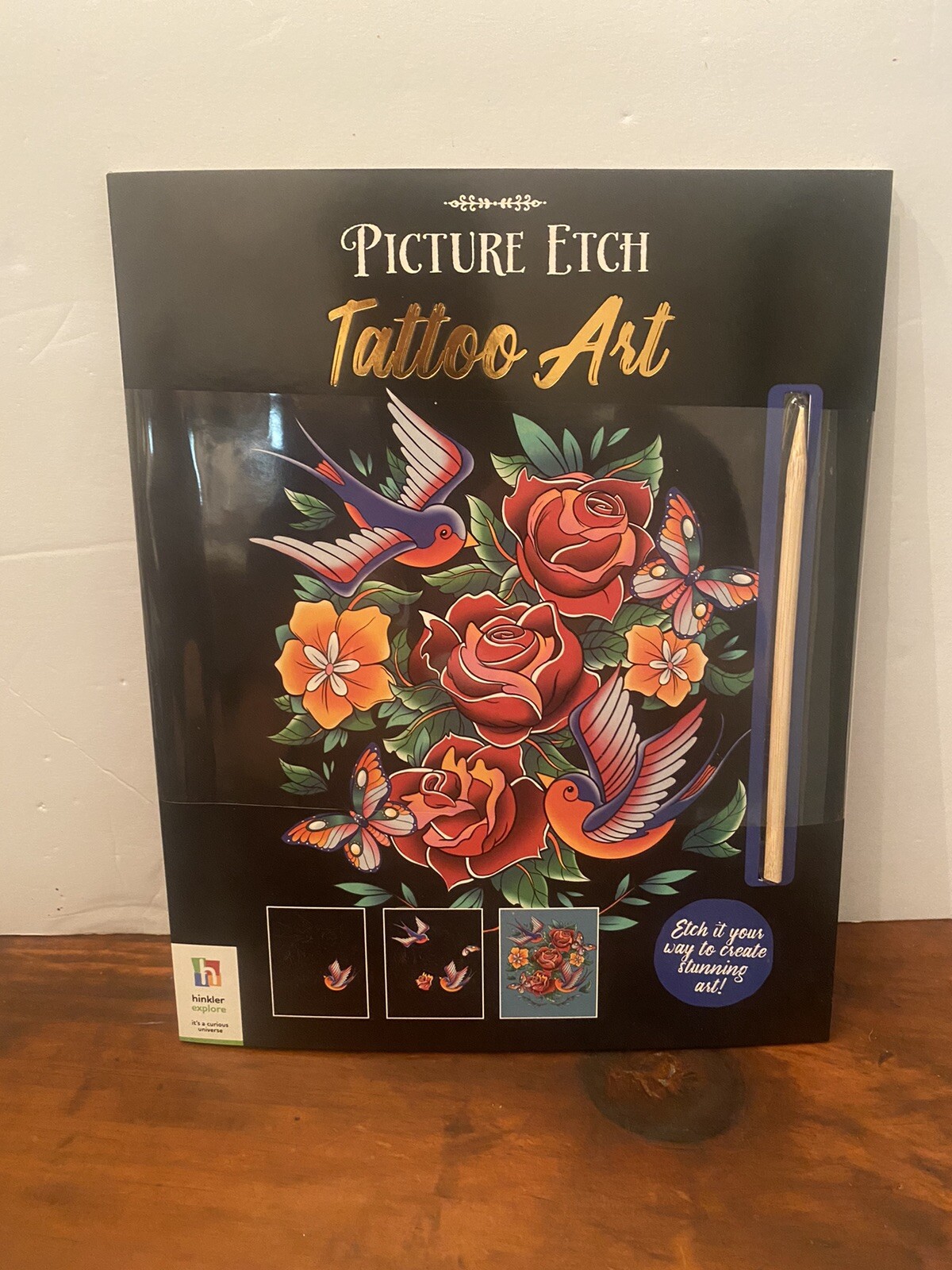 Hinkler Picture Etch Tattoo Art Book New Tattoo Art 9781865153889