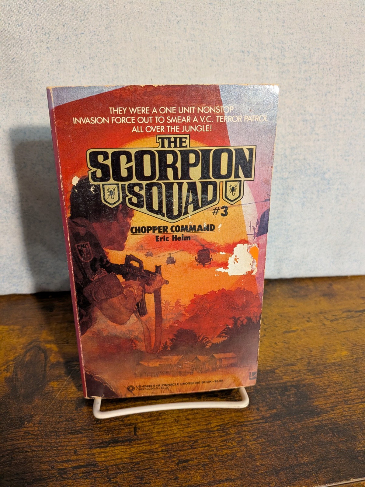 Chopper Command (Scorpion Squad No 3) by Eric Helm Vintage Paperback Book 1985