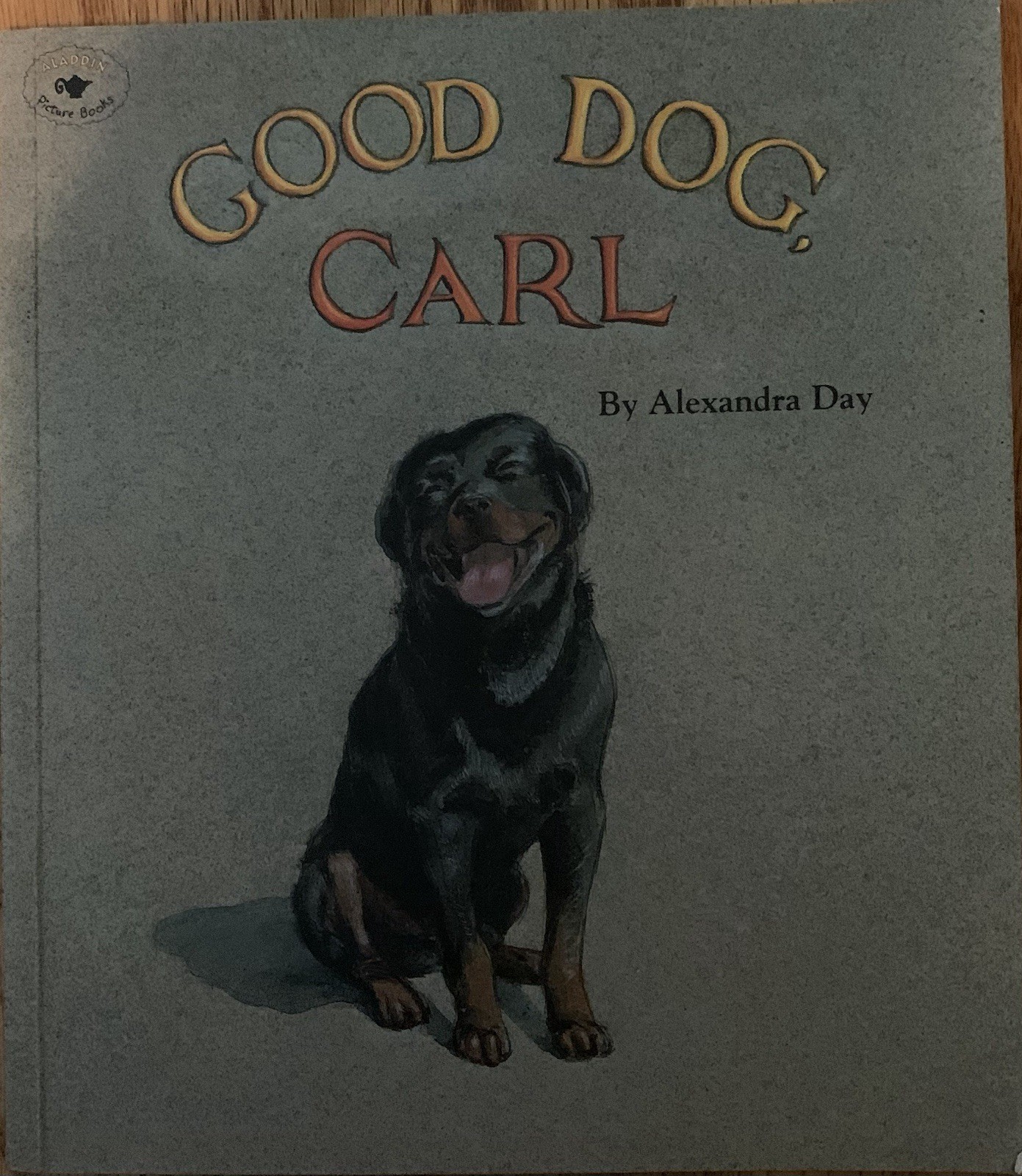 Good Dog, Carl Alexandra Day 1st Aladdin Paperback Picture Book 1985 ACCEPTABLE!