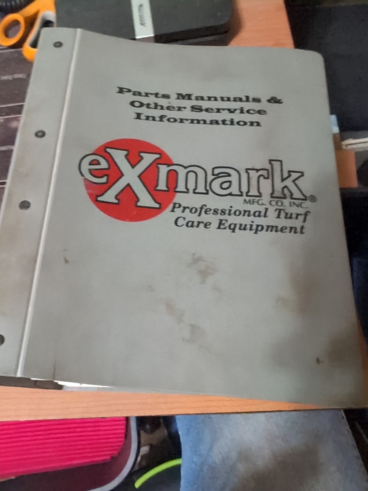 eXMark Tools Parts & Service Manual/Information Binder; HC Acc ~1995