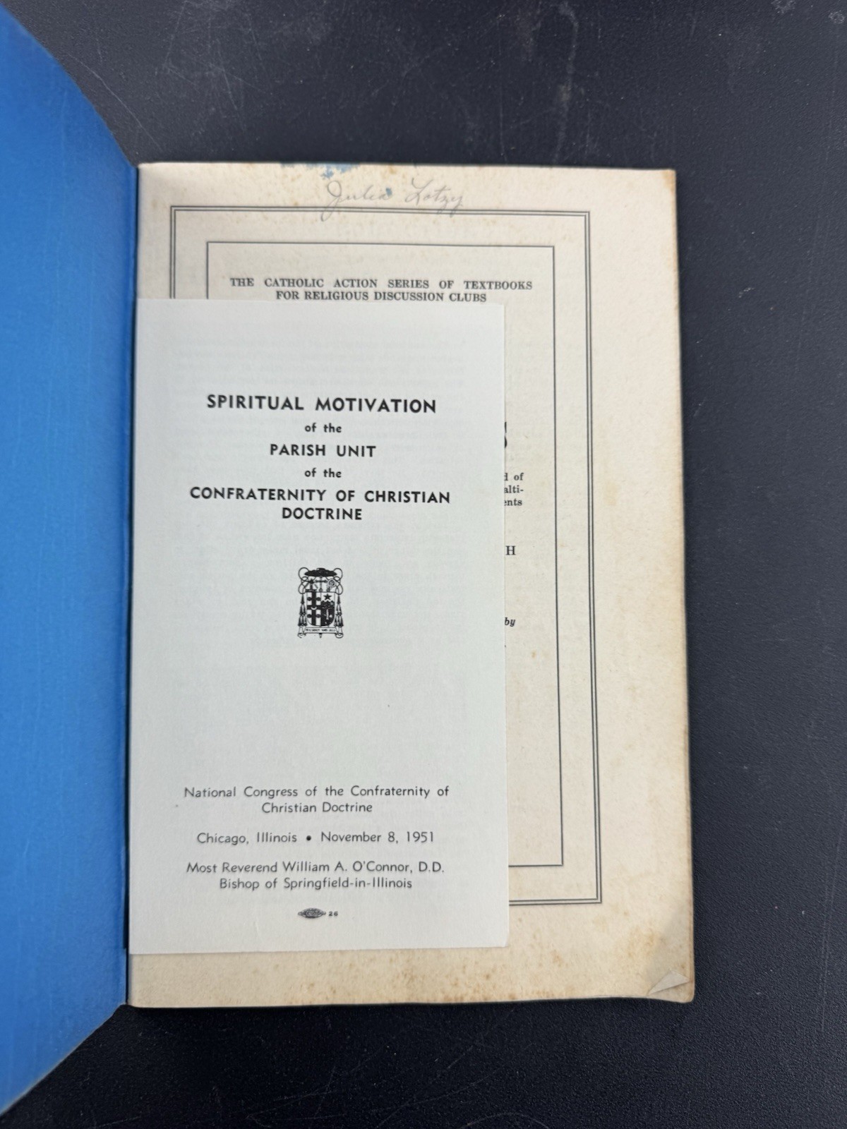The Ten Commandments Catholic Action Series Study Pamphlet