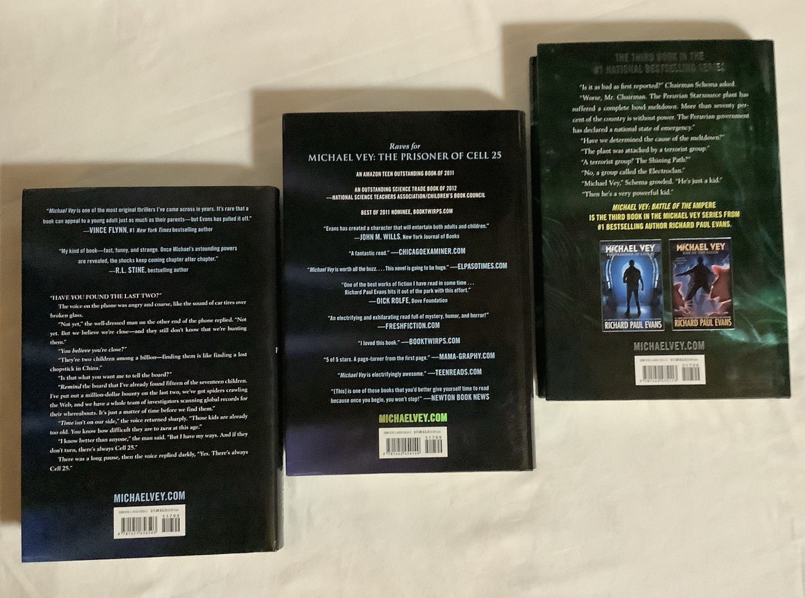 Electrifying Michael Vey by Richard Evans (2013, Hardcover) Box Set
