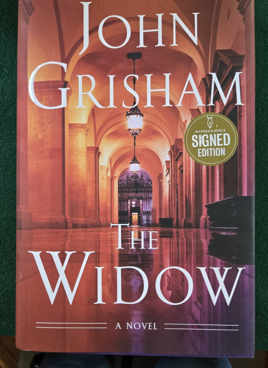 The Widow John Grisham Signed First Hardcover Edition Barnes & Noble Exclusive