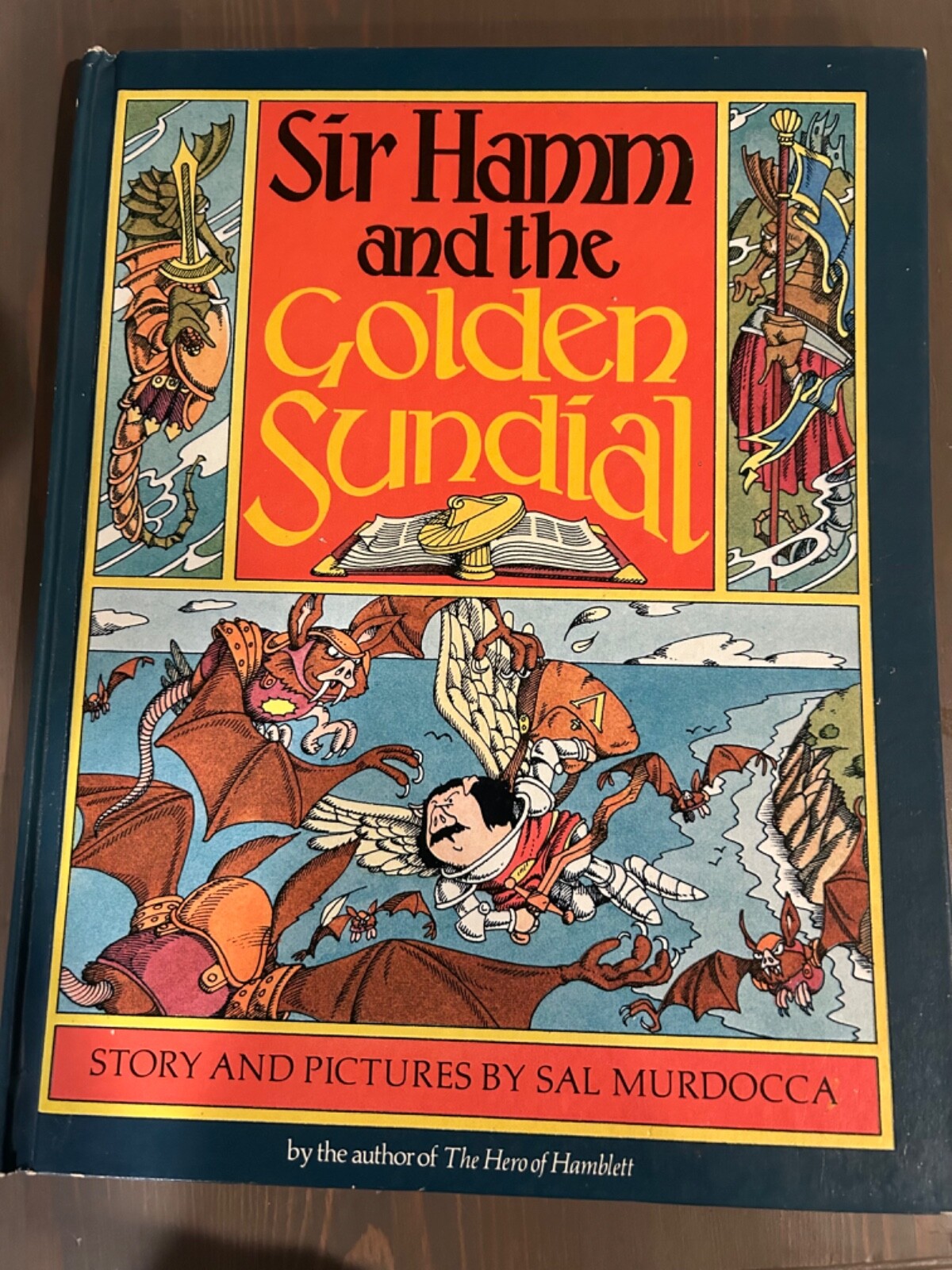 SIR HAMM AND THE GOLDEN SUNDIAL Sal Murdocca hbk 1st VG 1982 Delacorte Press