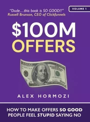 $100M Offers Book – Alex Hormoji ( free shipping ) Paperback…