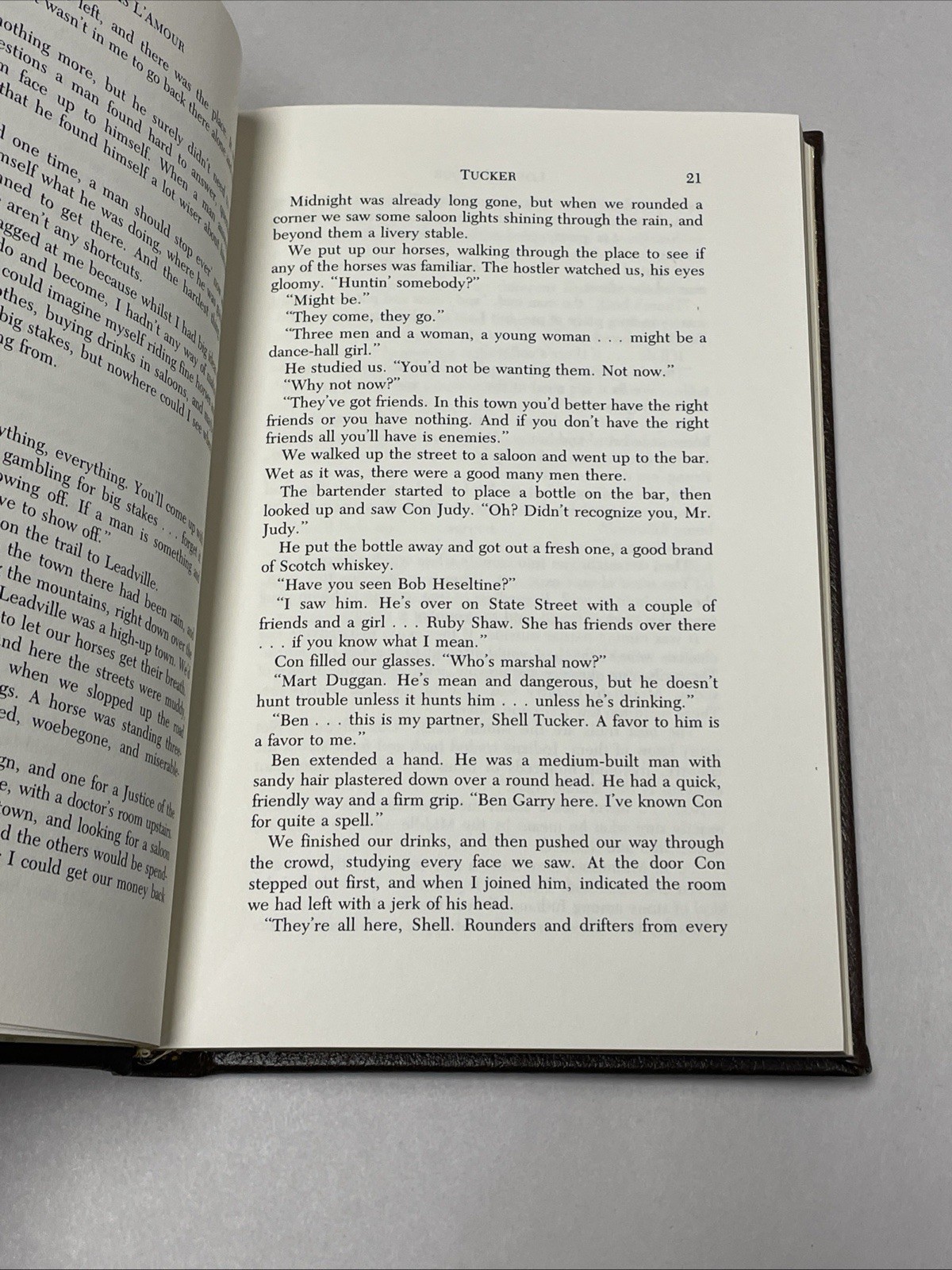 Louis L’Amour Leather Hardcover Collection Pick Your Title Gold Gilt Pages