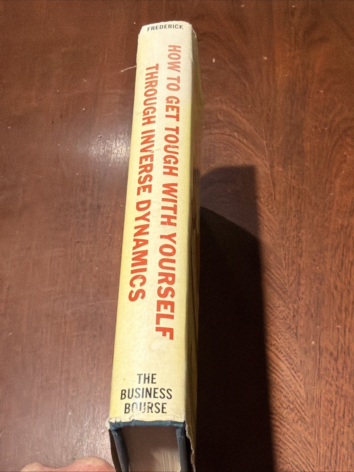 How to Get Tough with Yourself through Inverse Dynamics HC DJ B-11226